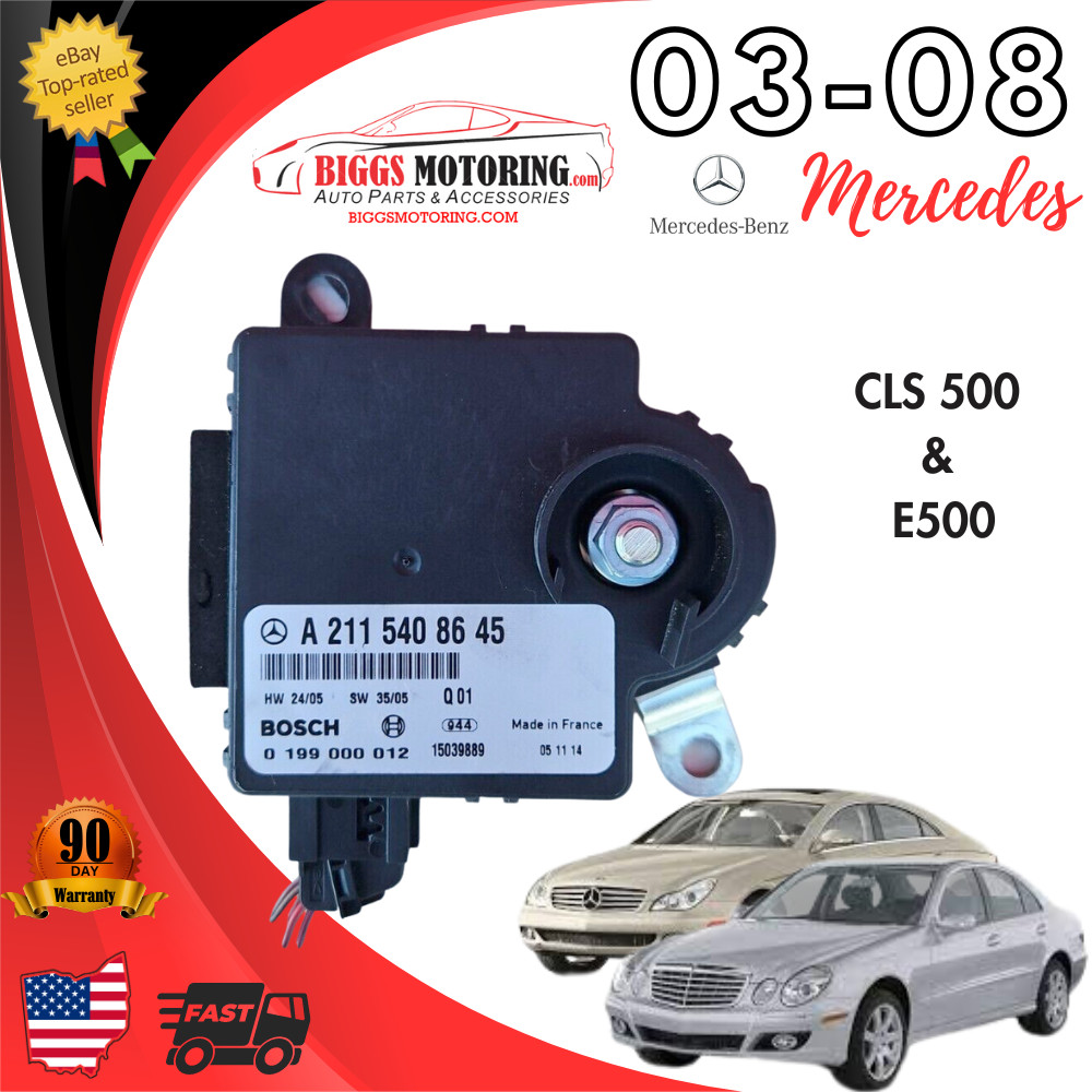 03-08 Mercedes Benz W211 cls Trunk Battery Load Control Module A 211 540 86 45
