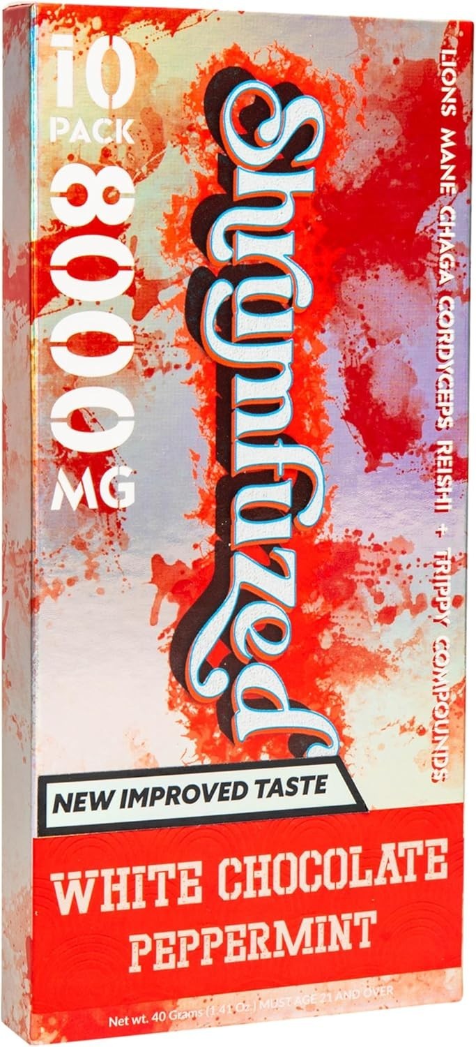 Shrumfuzed™ Nootropic Gummies 8000mg | White Chocolate Peppermint | Lion's Mane