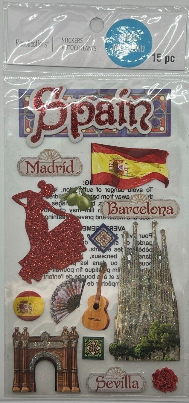 Travel & Vacation Theme Stickers - Recollections Scrapbook Stickers