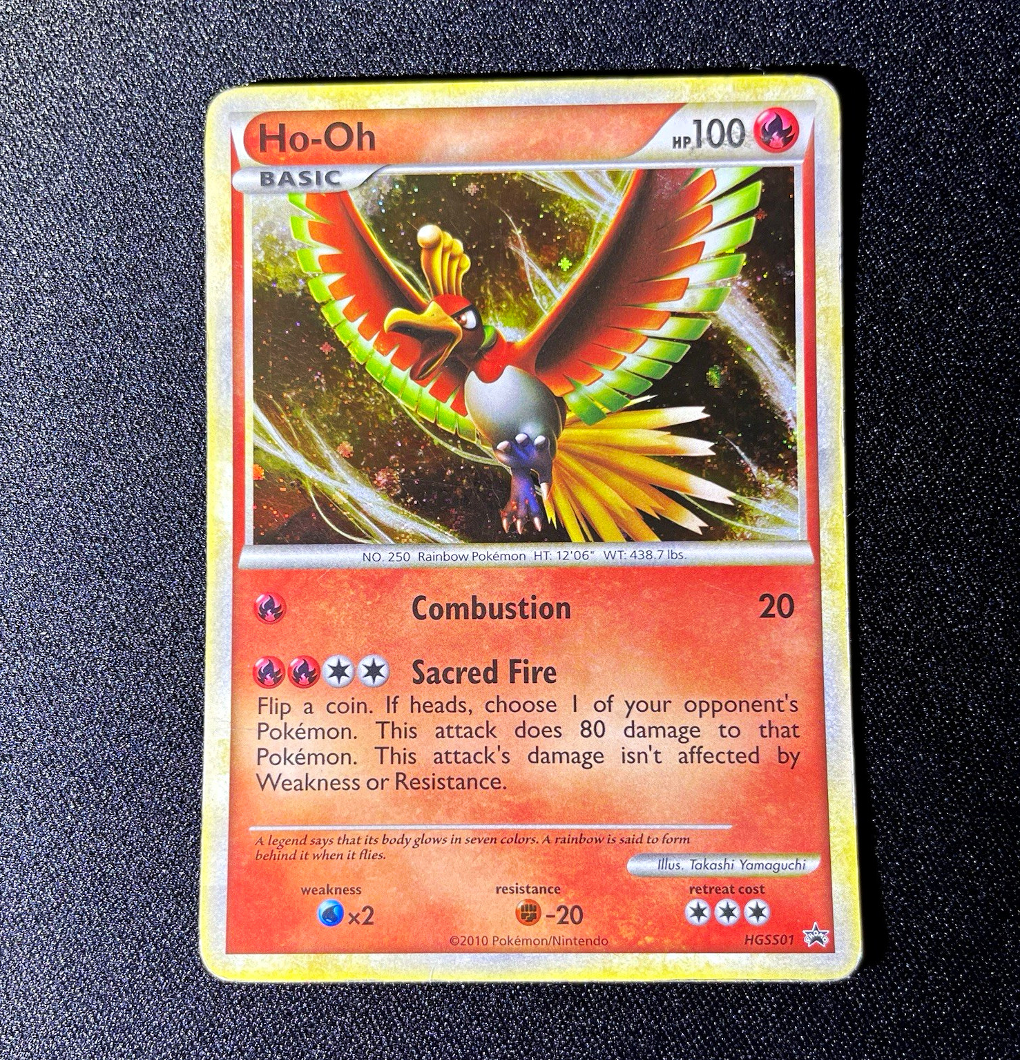 Nintendo Pokemon TCG Ho-Oh HGSS01 Holo Rare HeartGold SoulSilver 2010 English