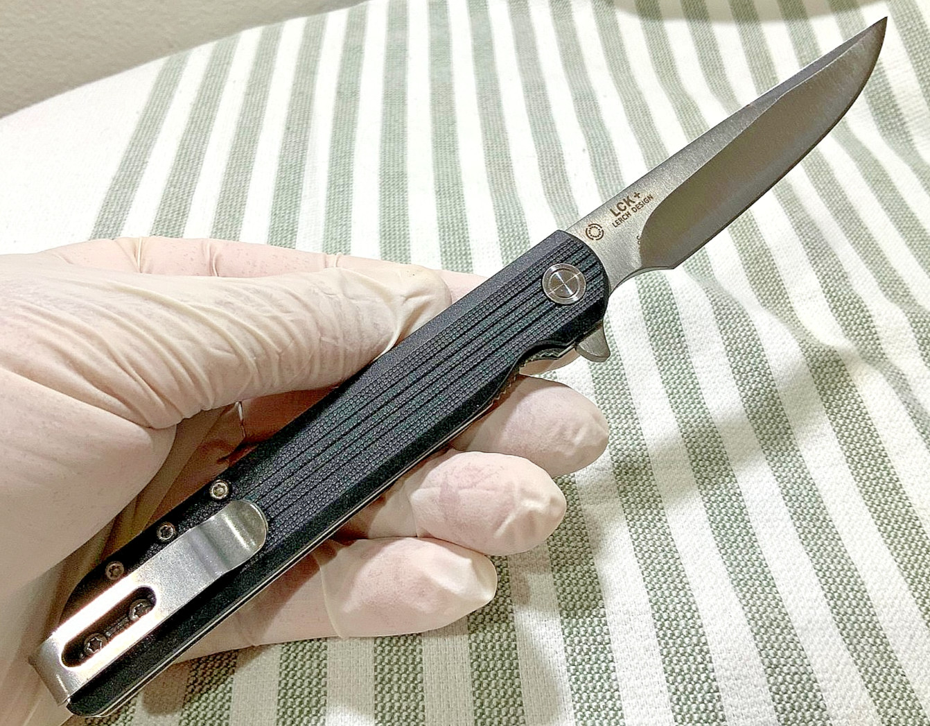 Kinetic (CRKT 3810) Smooth Flip Folder LCK+ Lightweight Large Lerch Design Knife