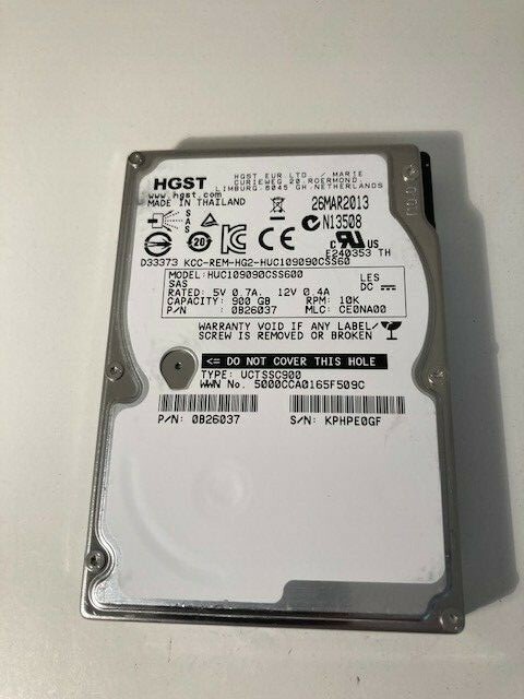 Hitachi 900GB 10K SAS 2.5