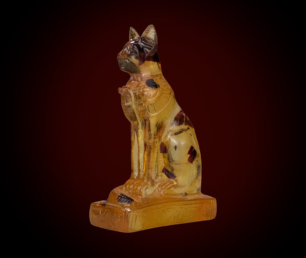 Authentic Ancient Egyptian Antique Rare Goddess Bastet Statue Figurine BC