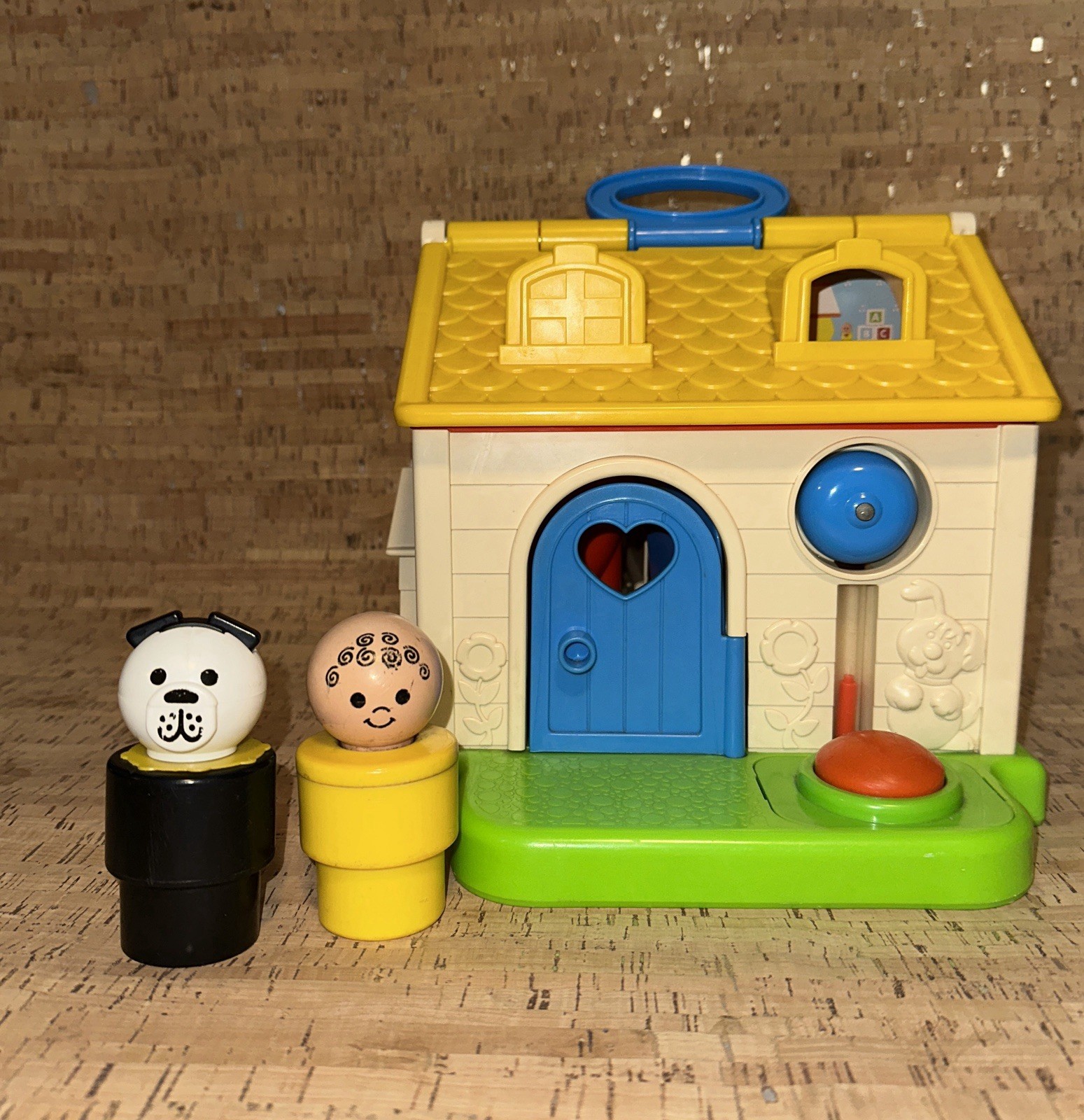 Vintage 1984 Fisher Price #136 Discovery Cottage Original Dog Tested Working