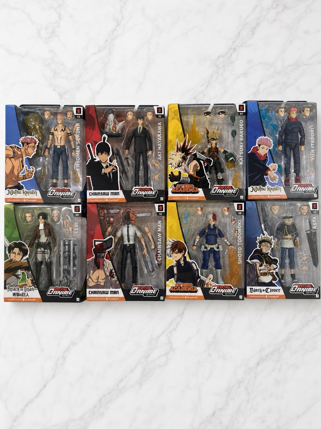 My Hero Academia Total Anime 6.5” Action Figure Lot Bundle of 8 Jazwares New 
