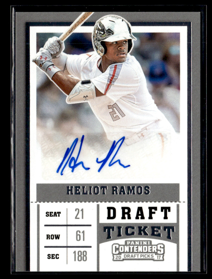 Heliot Ramos 2017 Contenders Draft Ticket Auto #48