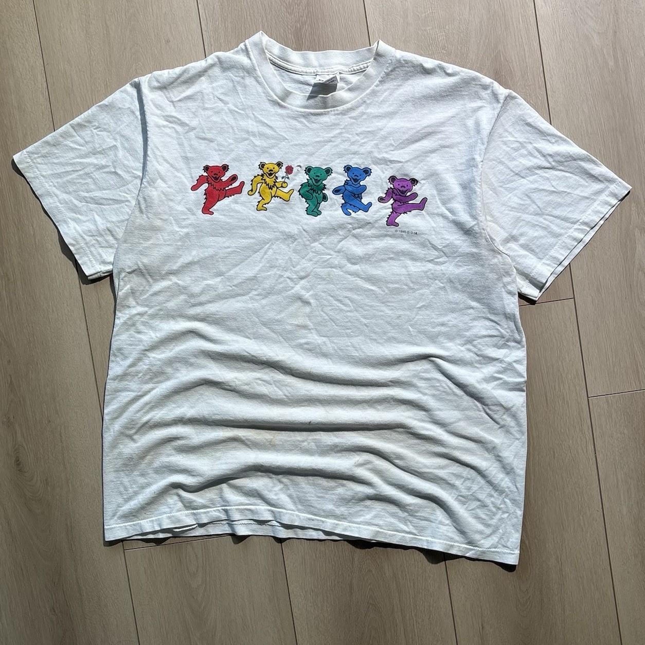 Vintage 1985 Grateful Dead Dancing Bears T-Shirt Anvil Made in USA XL Vintage 1985 Grateful Dead Dancing Bears T-Shirt Anvil Made in USA XL