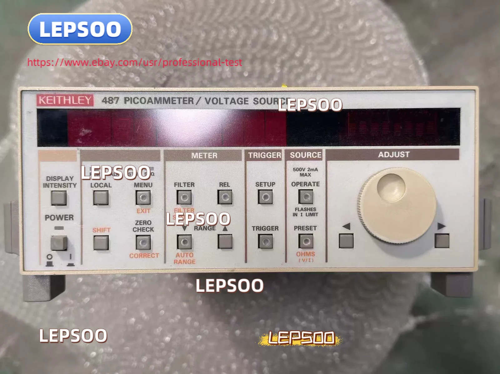 Keithley 487 Picoammeter Voltage Source&pr