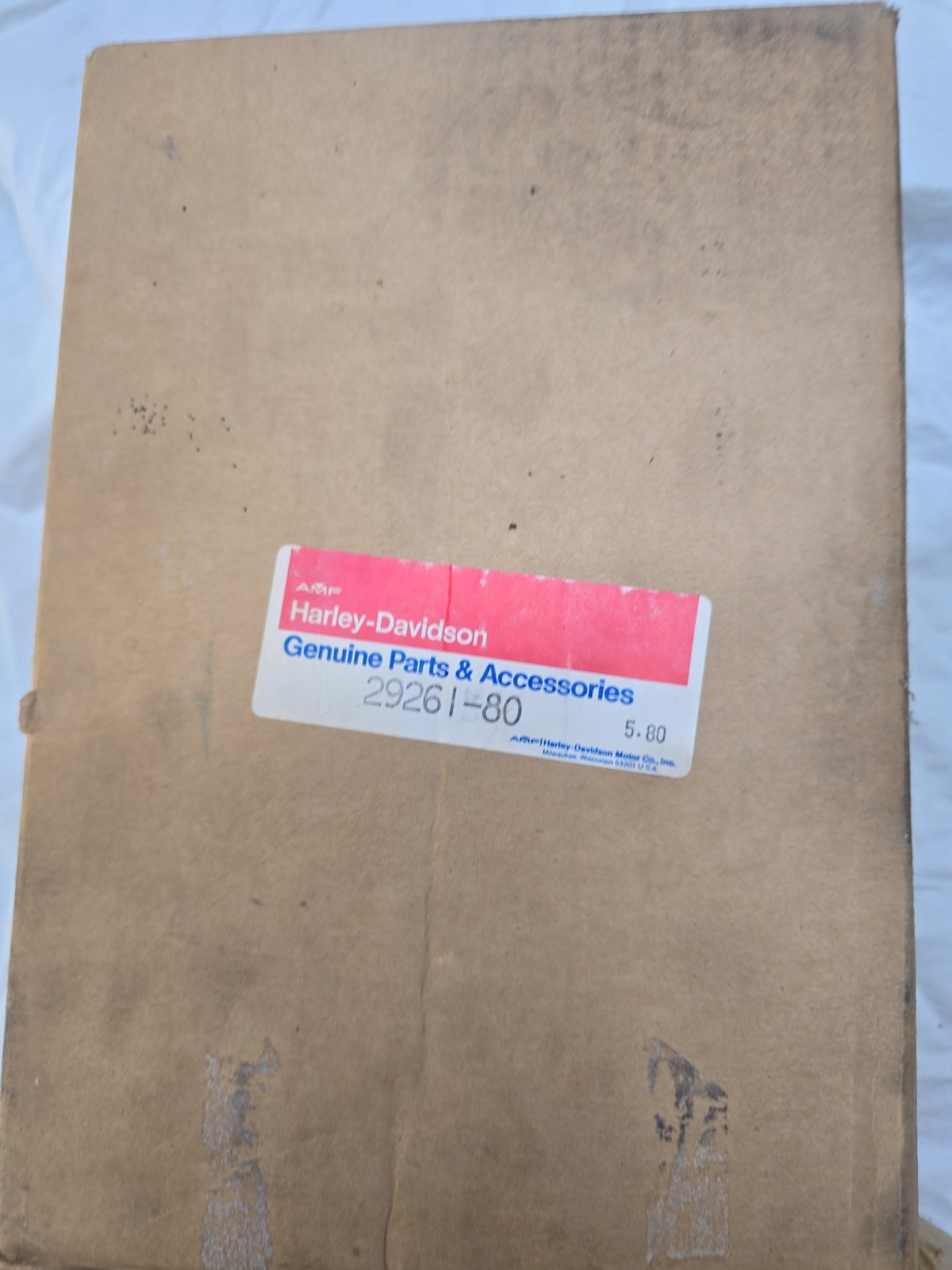 AMF,OEM,NOS,HARLEY-DAVIDSON Air Cleaner Backplate 29261-80 AMF,OEM,NOS,HARLEY-DAVIDSON Air Cleaner Backplate 29261-80