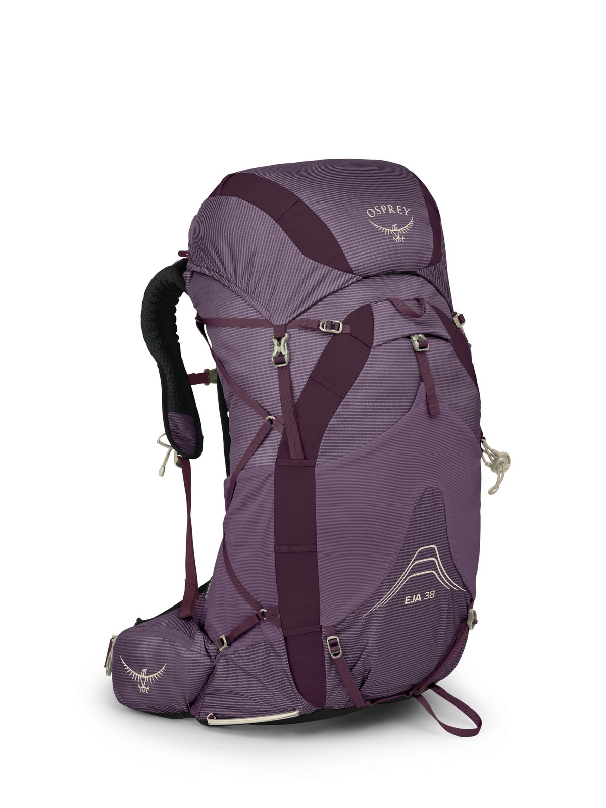 Osprey Eja 38 Women\'s Ultralight Backpacking Backpack Purple Dusk WXS/S