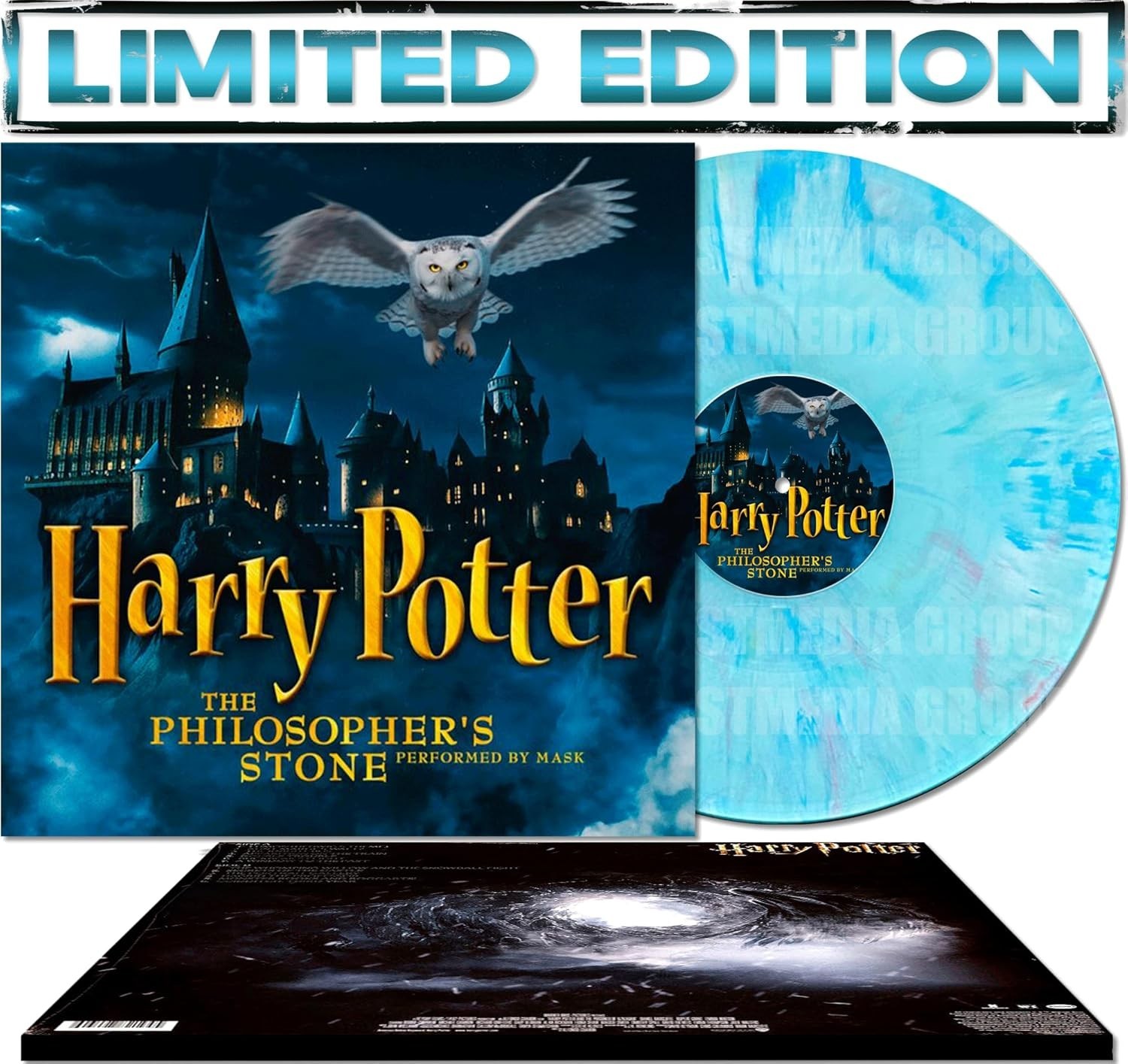 John Williams - Harry Potter: The Philosopher's Stone LP White Blue Marble Vinyl