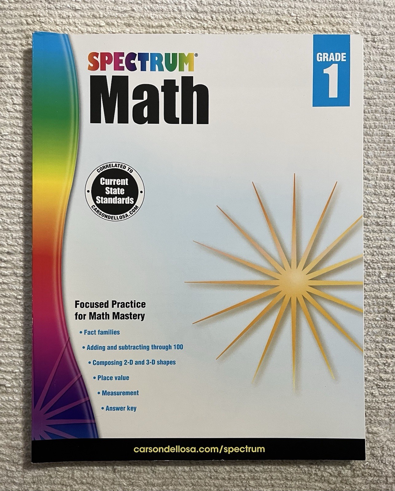 Spectrum First Grade Math Workbook – Addition and Subtraction... PAPERBACK NEW Spectrum First Grade Math Workbook – Addition and Subtraction... PAPERBACK NEW