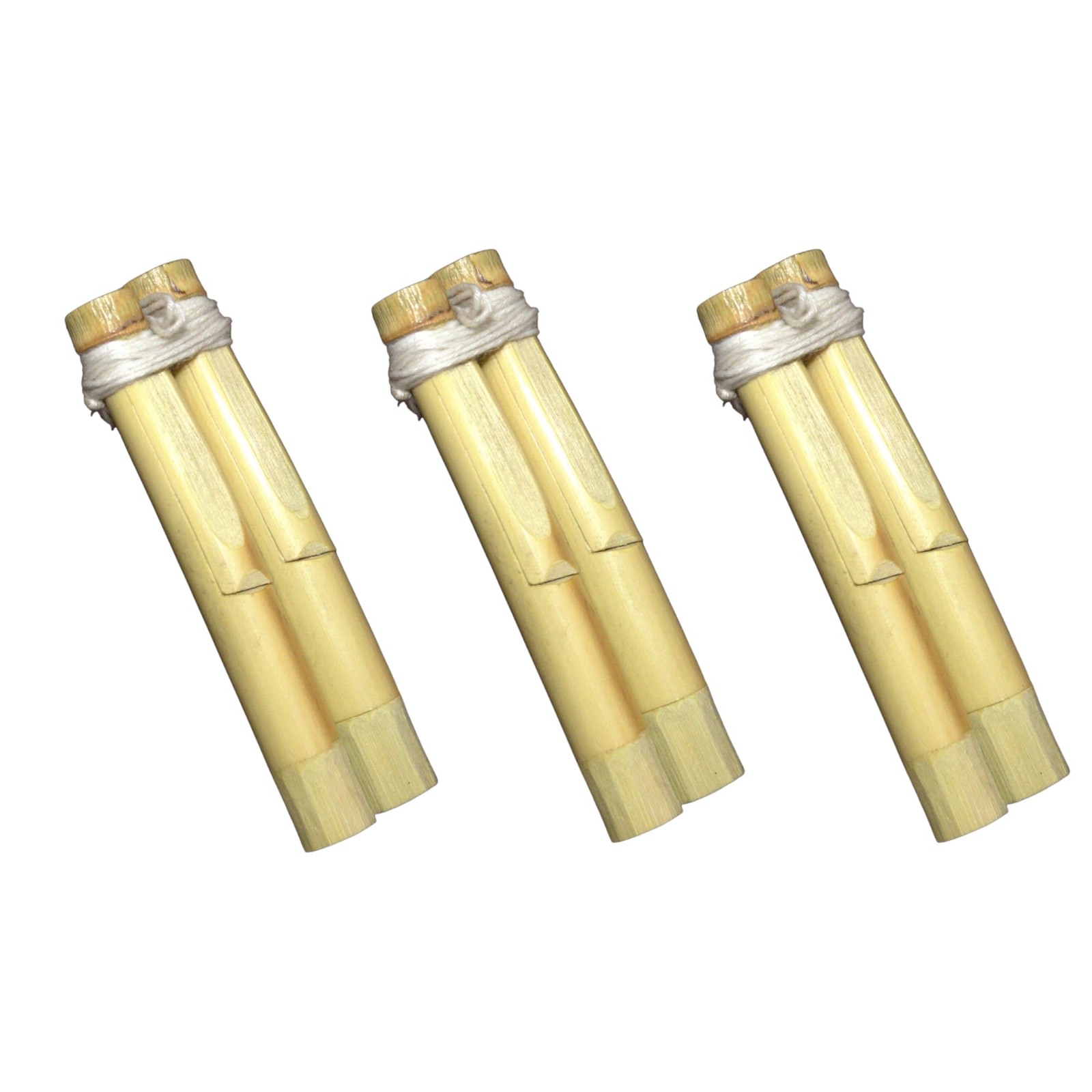 Handmade 1 Pair Traditional Bamboo Mijwiz Flute - Professional Double Reed Ar...