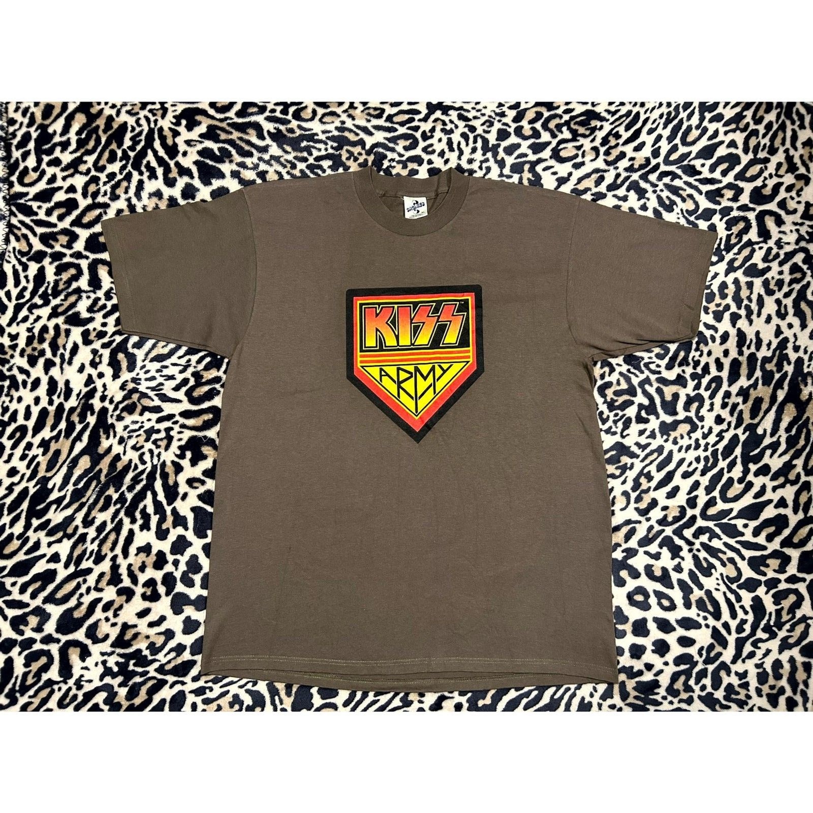 Vintage 1996 KISS Army Band Tee XL - USA Made Cronies Tag