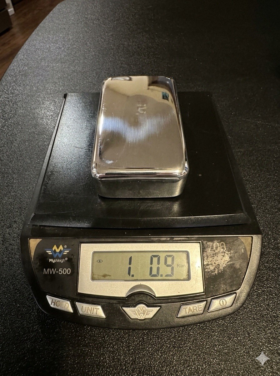 Clean  Aluminum Ingot 1lb+  only up to 5 per order / over 5 will be more ship