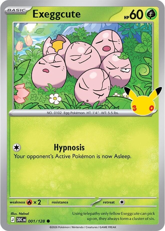 Pokemon 30th Anniversary Master Set Pick Your Card