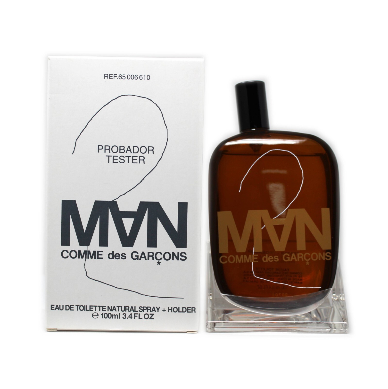 COMME DES GARCONS 2 MAN EAU DE TOILETTE SPRAY AND HOLDER 100 ML/3.4 OZ. (T)