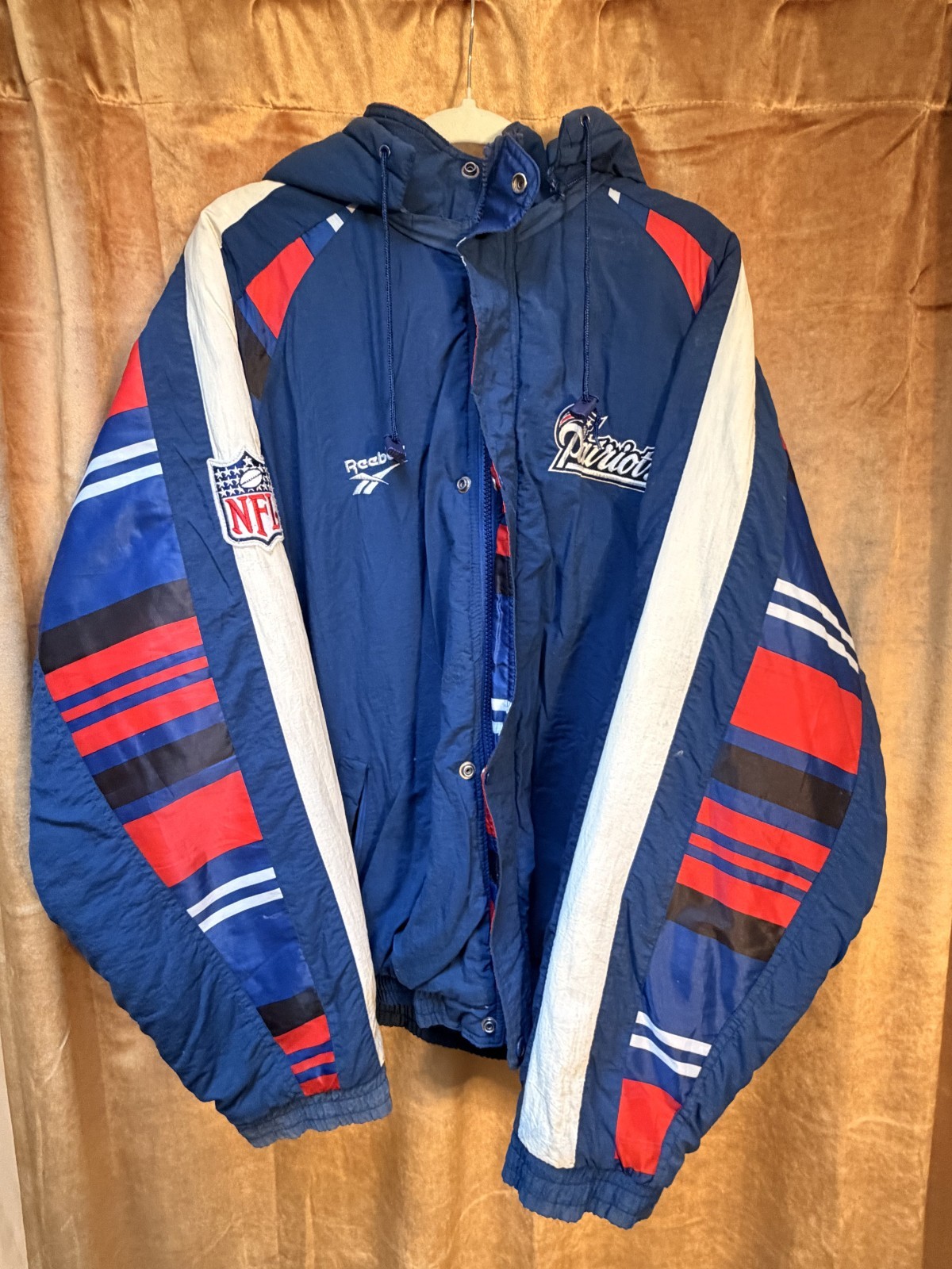 Vintage Mid 1990's Authentic Pro Line Reebok New England Patriots Jacket XL