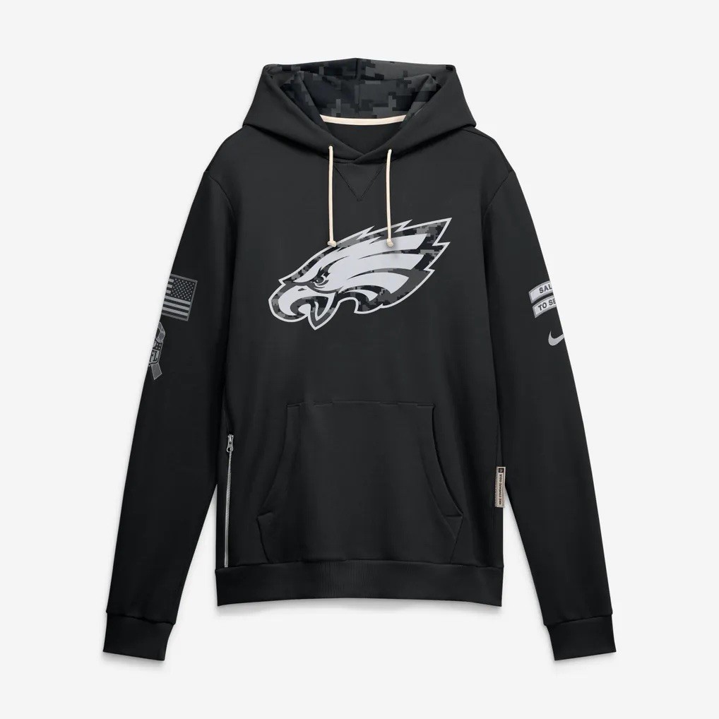 *Brand New* Philadelphia Eagles Nike Salute to Service Dri-FIT Hoodie Size L *Brand New* Philadelphia Eagles Nike Salute to Service Dri-FIT Hoodie Size L