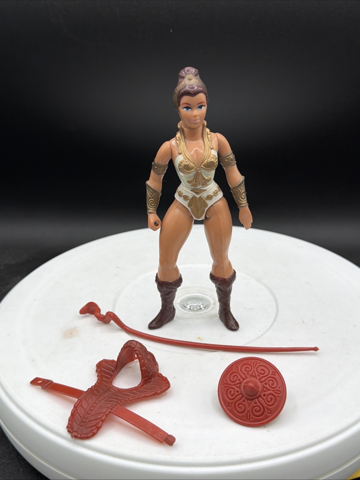 Vtg TEELA Motu Masters Of The Universe He-Man Action Figure 100% Complete