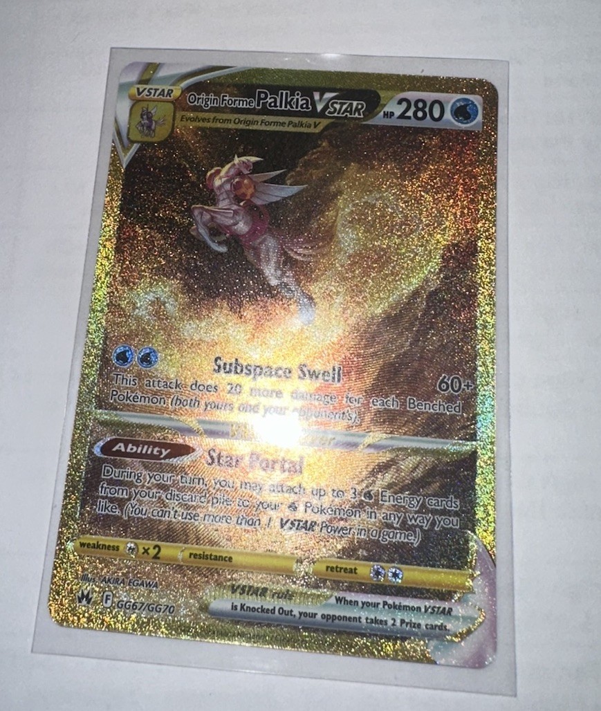 Pokemon Origin Forme Palkia VSTAR GG67/GG70 Secret Rare Holo English HP 280