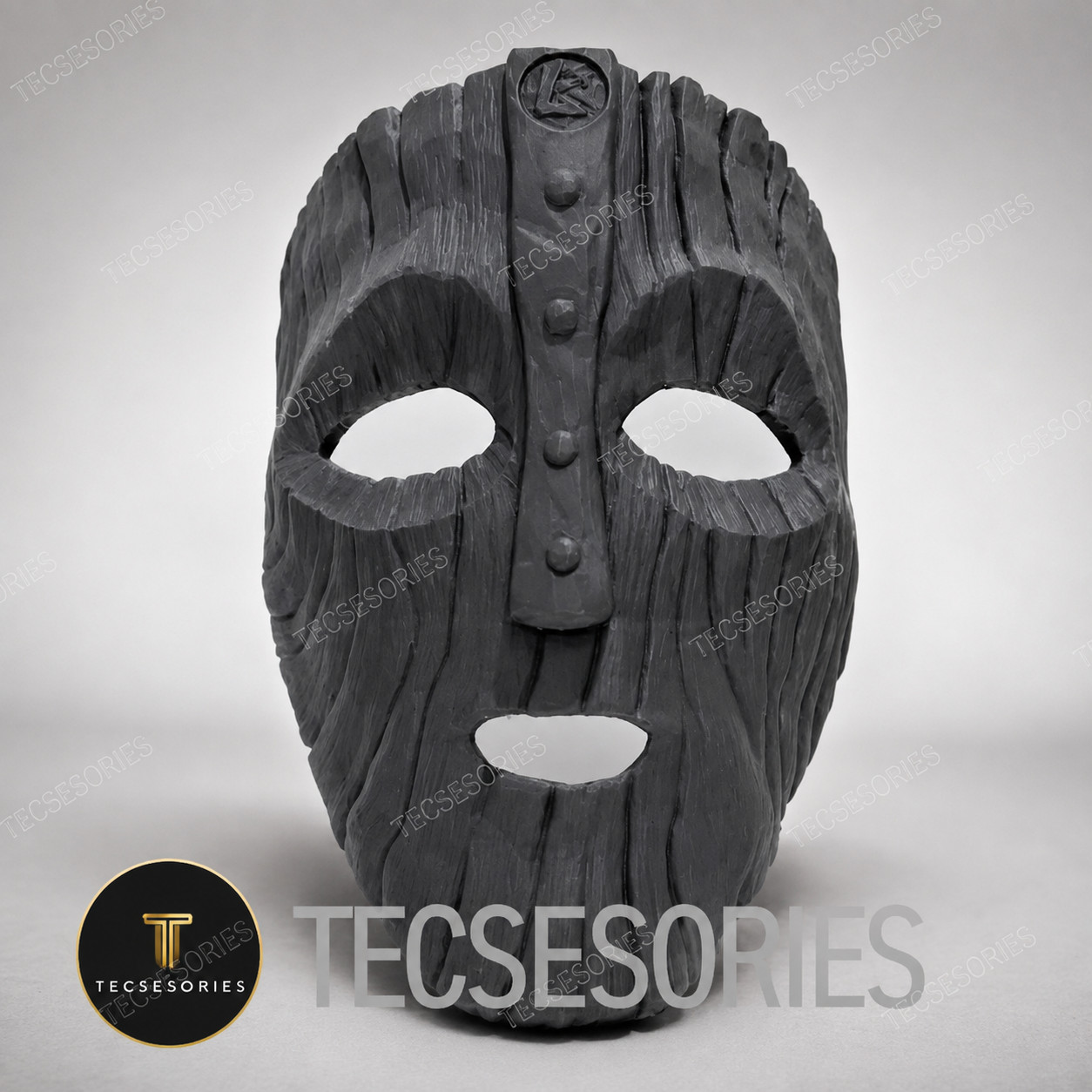 The Mask Loki Mask Grey 3D Printed Wearable Adult Cosplay Replica