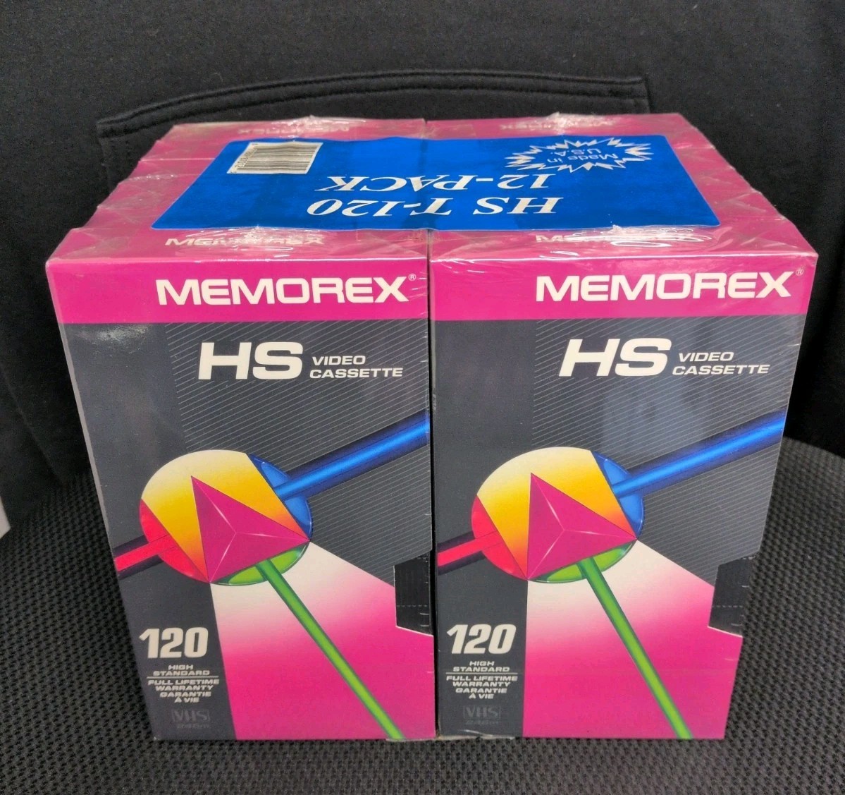 Memorex VHS 12 Pack HS-120 High Standard Memorex VHS 12 Pack HS-120 High Standard