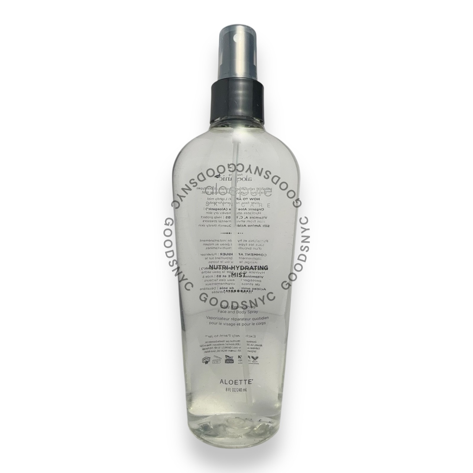 Aloepure Nutri-Hydrating Mist by Aloette for Unisex - 8 oz Body Mist NWOB