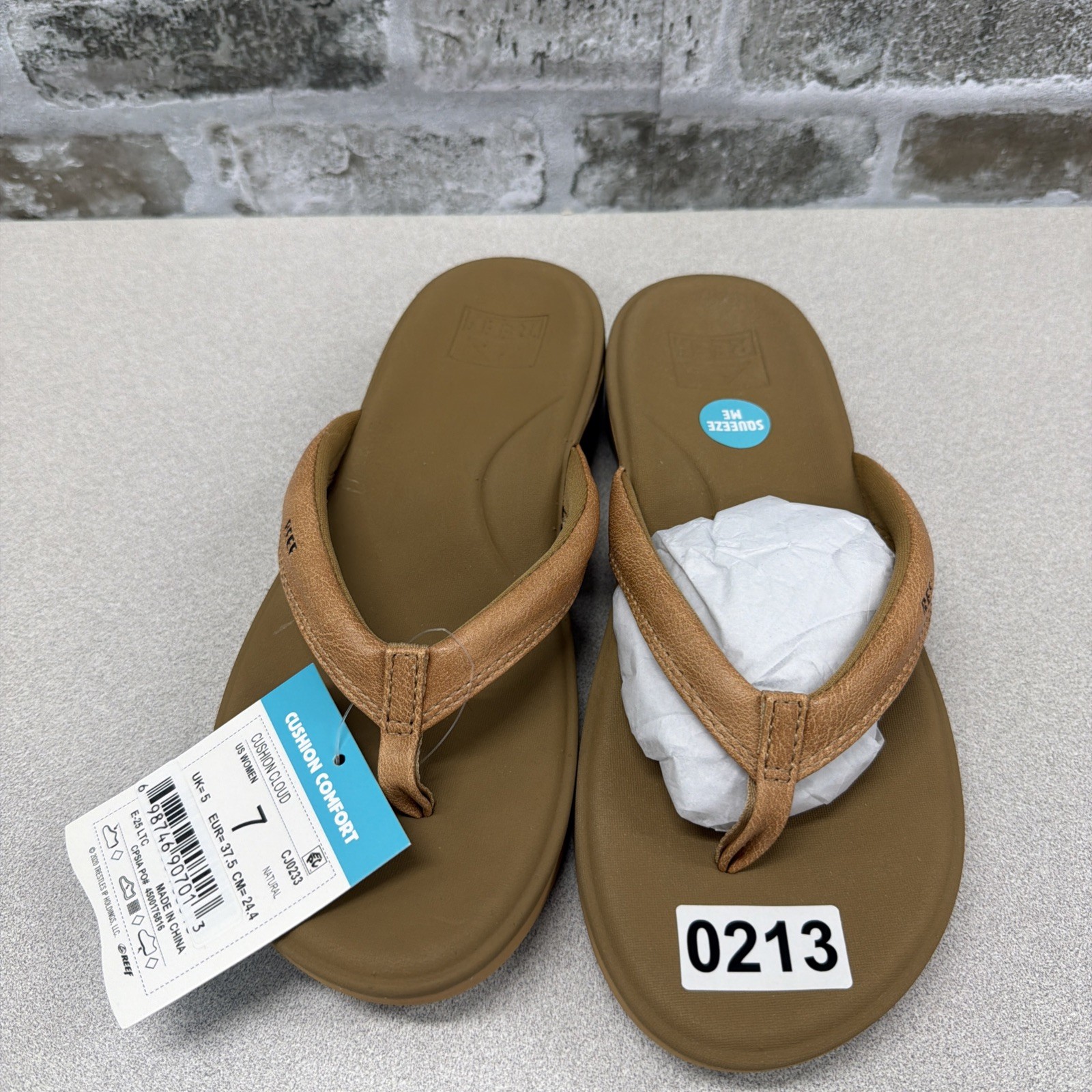 Reef Cushion Cloud Women\'s Comfort Sandals Natural- 7 Medium, Cj0233 Reef Cushion Cloud Women\'s Comfort Sandals Natural- 7 Medium, Cj0233