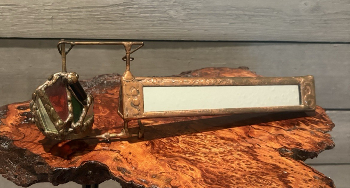 Vintage Handcrafted Copper Kaleidoscope Flaw
