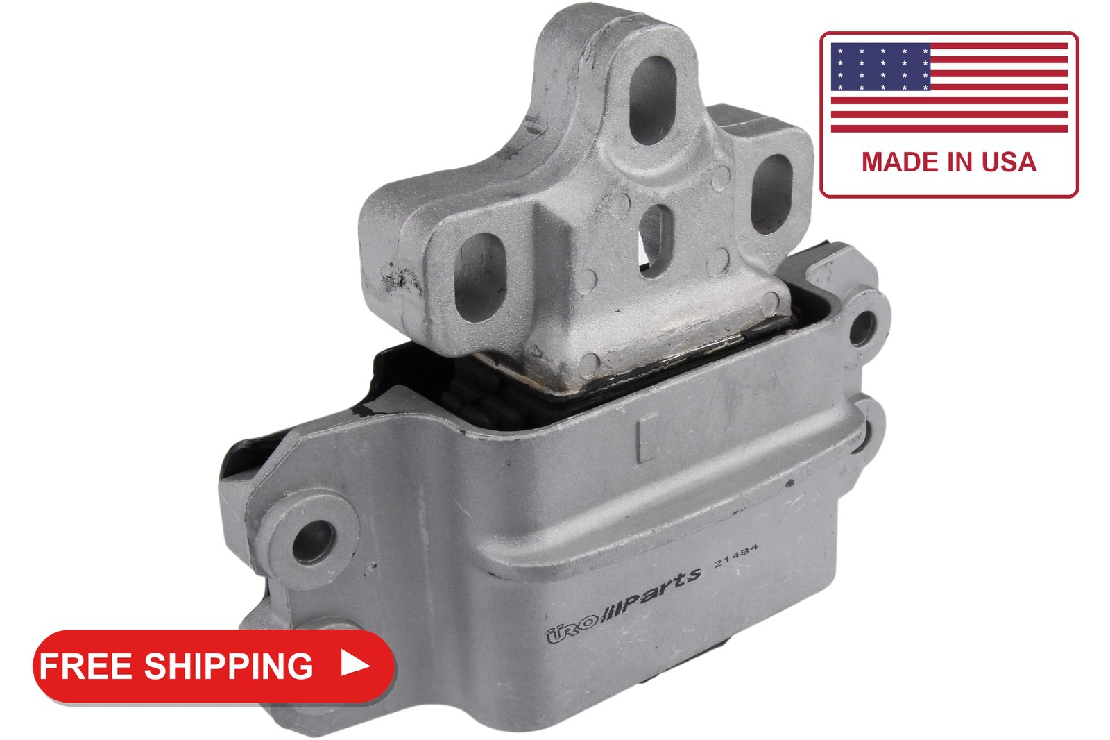 URO Parts 1K0199555Q Transmission Mount, Left, w/Standard Transmission