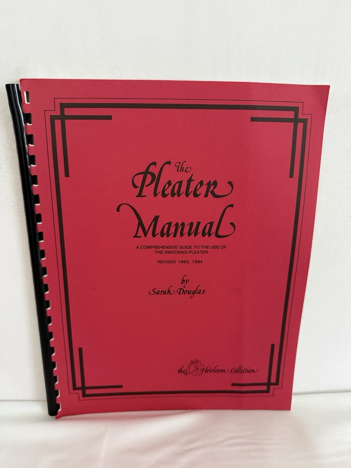 The pleater manual by Sarah Douglas. The comprehensive guide to use your pleater