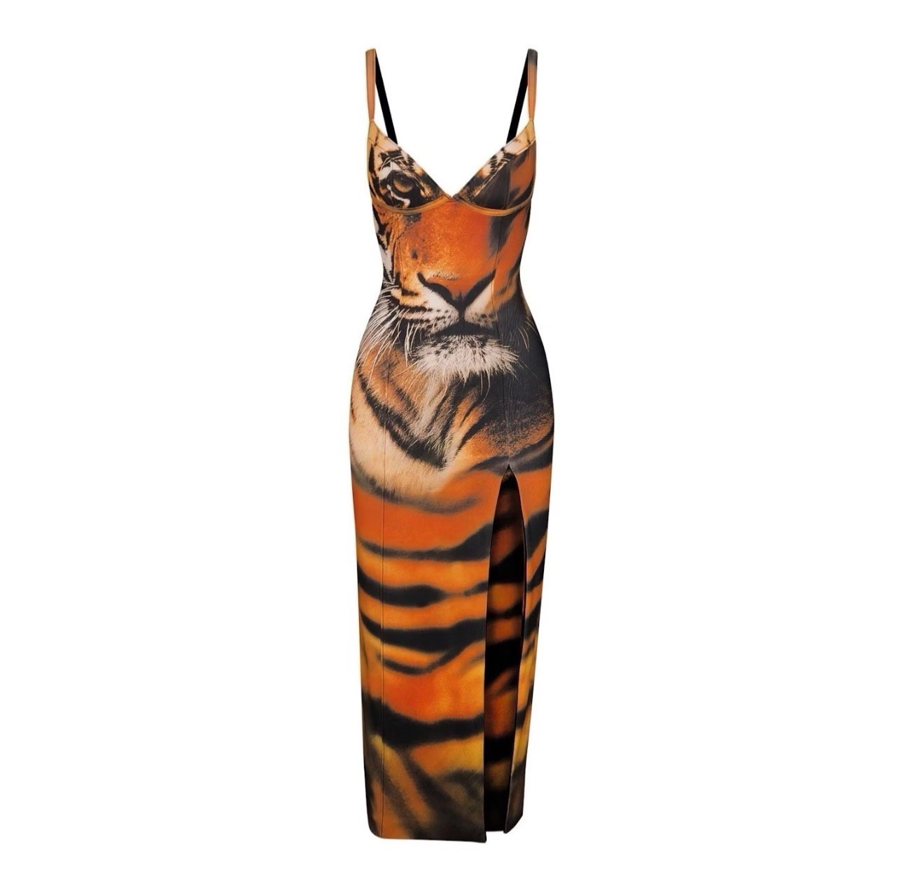 Skims X Roberto Cavalli Underwire Dress Tiger Face Print Size XS (SOLD OUT)