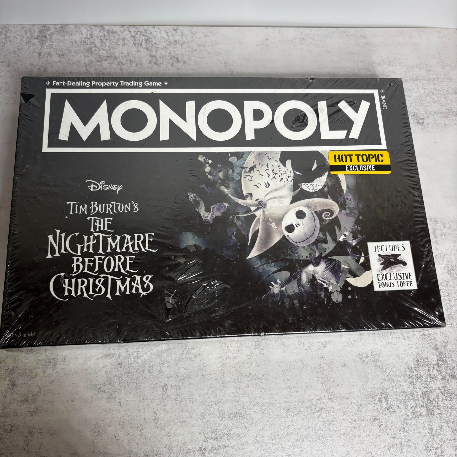 Monopoly Tim Burton\'s The Nightmare Before Christmas Board Game Hot Topic NEW