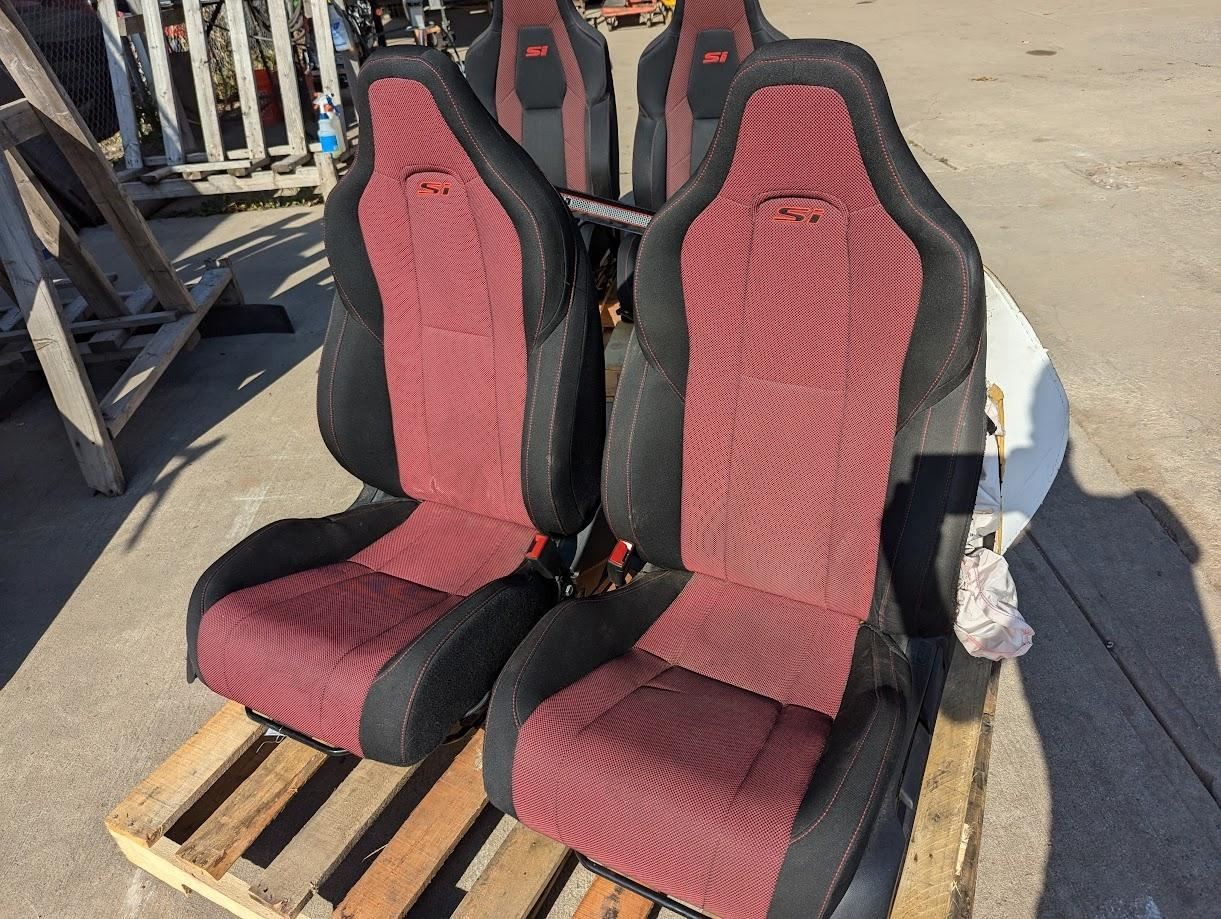 Driver Front Seat Cloth Manual Si Recaro Fits 22-24 CIVIC 757805