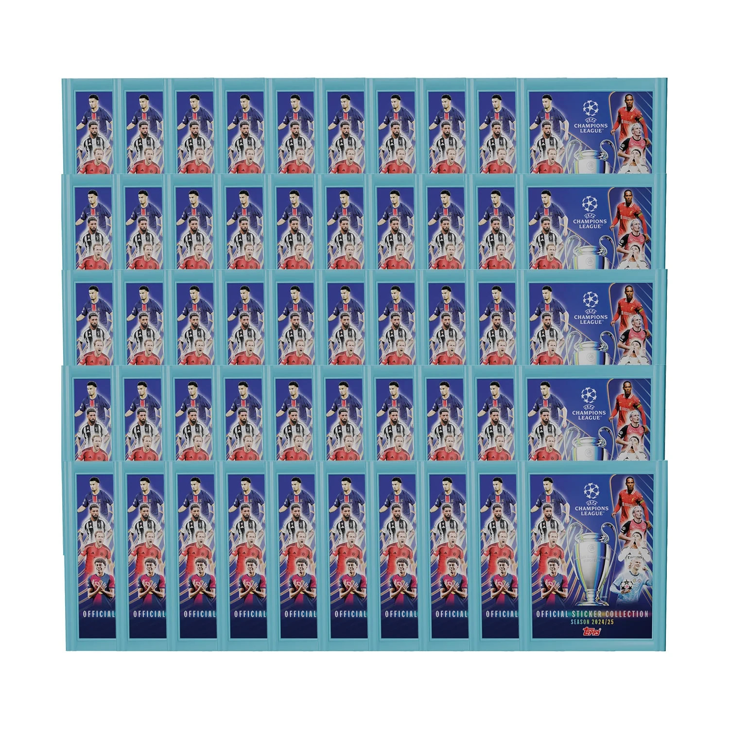 2024-25 Topps UEFA Champions League 50 Pack Sealed Stickers (300 Stickers) 2024-25 Topps UEFA Champions League 50 Pack Sealed Stickers (300 Stickers)