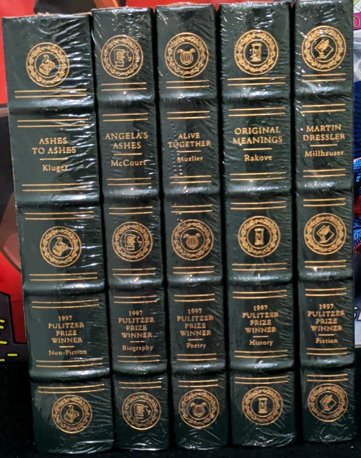 1997 Pulitzer Prize Winners-Easton Press Set of 5 Books SEALED/SIGNED.