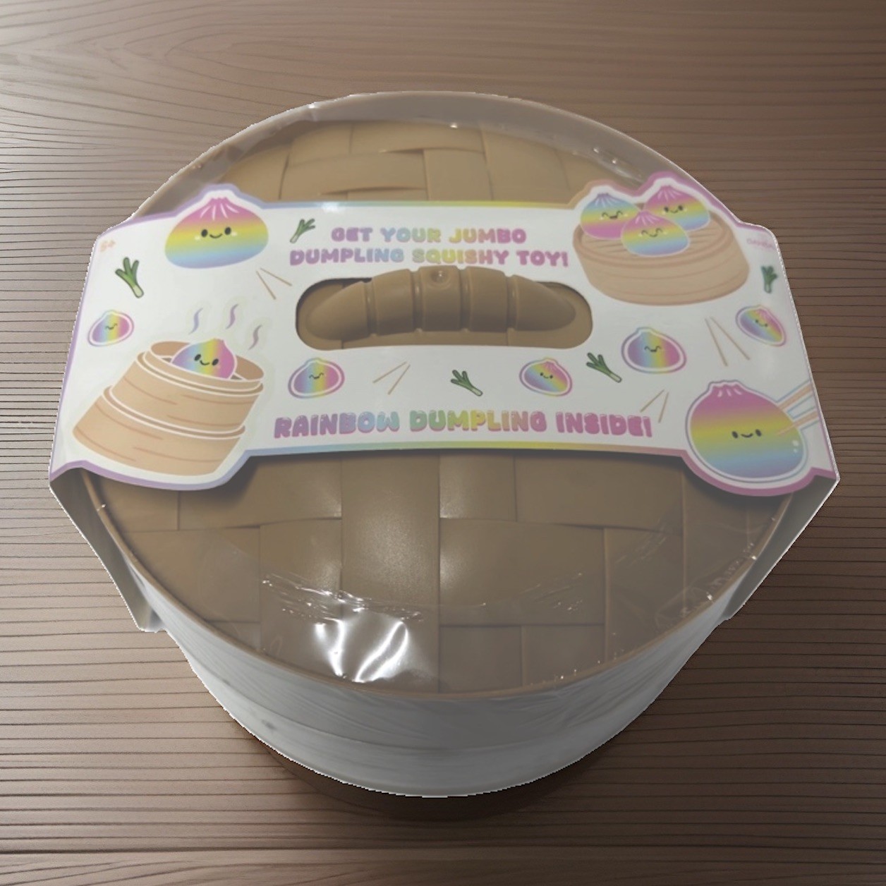 VIRAL SUPER MEGA JUMBO Rainbow Mystery Squishy Bun Dumpling- 8lb 12” Sealed