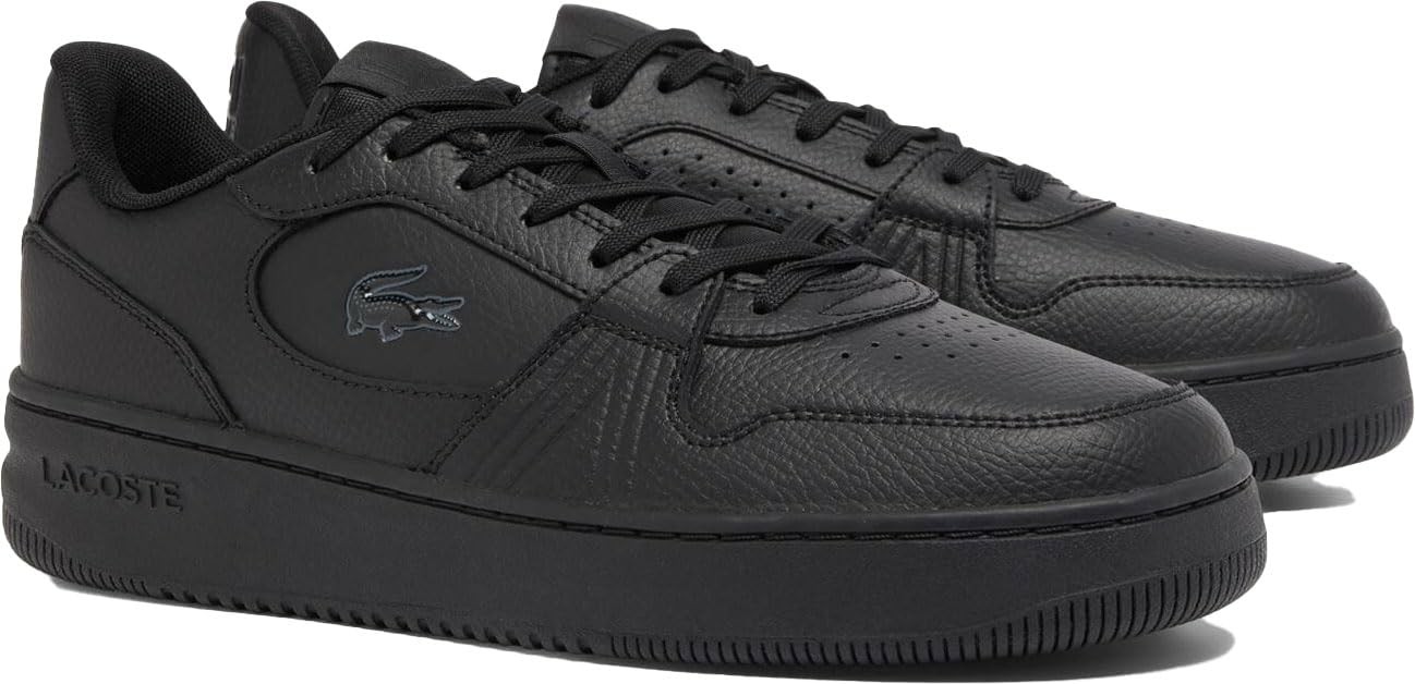 Lacoste Mens L001 Set Sneakers | Black/Black | Authentic New Lacoste Mens L001 Set Sneakers | Black/Black | Authentic New