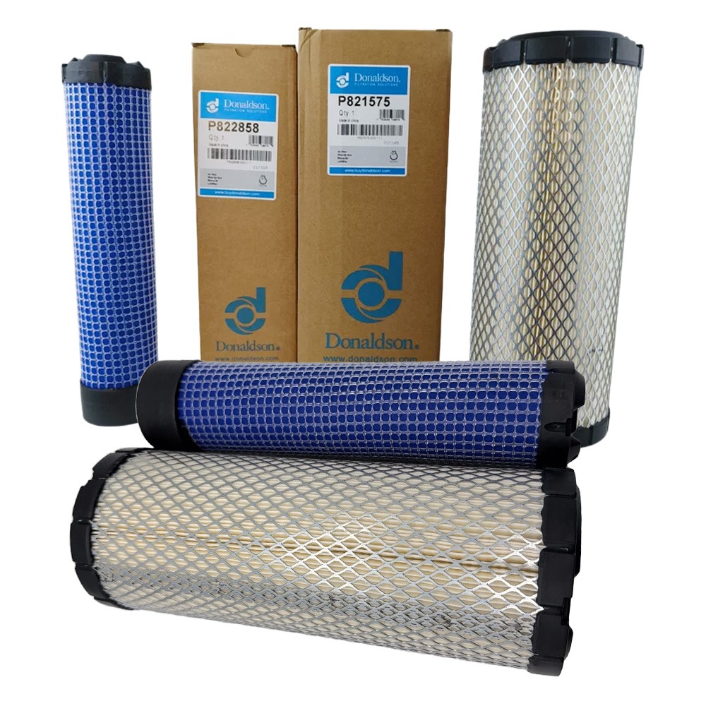 2x P821575+P822858 AirFilter & InnerFilter Sets for Donaldson FPG05 AIR CLEANERS