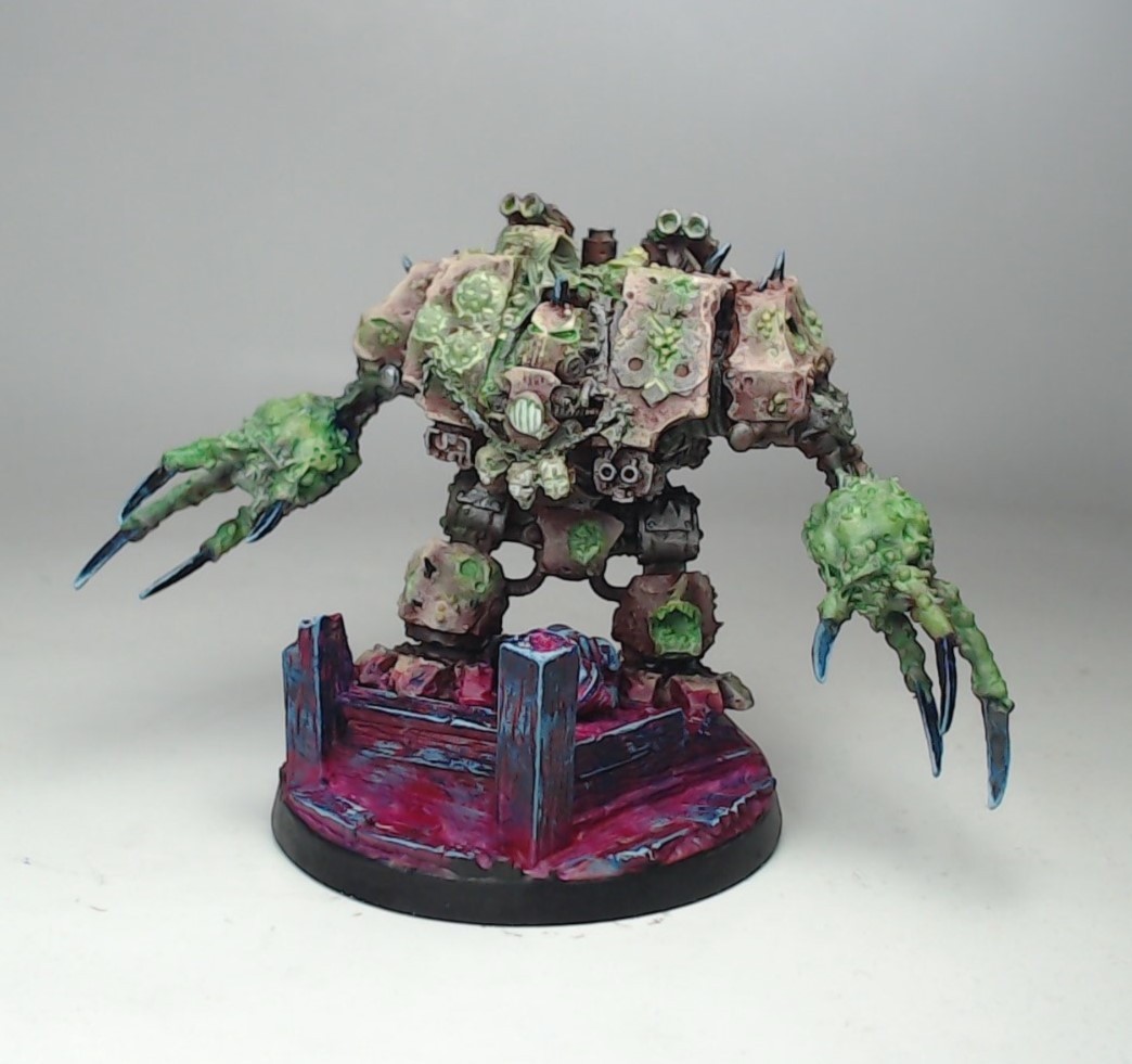 40k Hellbrute Death Guard Dreadnaught Chaos forgeworld pro painted 60mm OOP