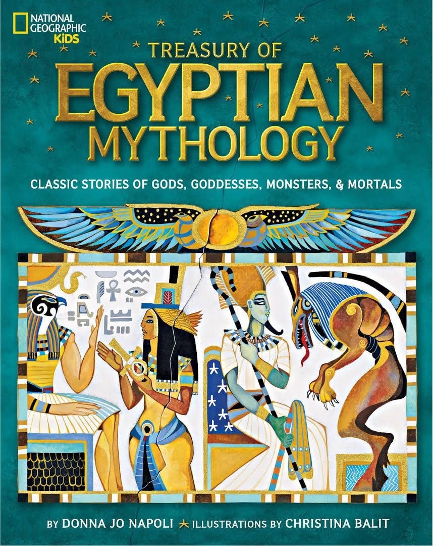 Treasury of Egyptian Mythology: Classic Stories of Gods, Goddesses, Monsters...
