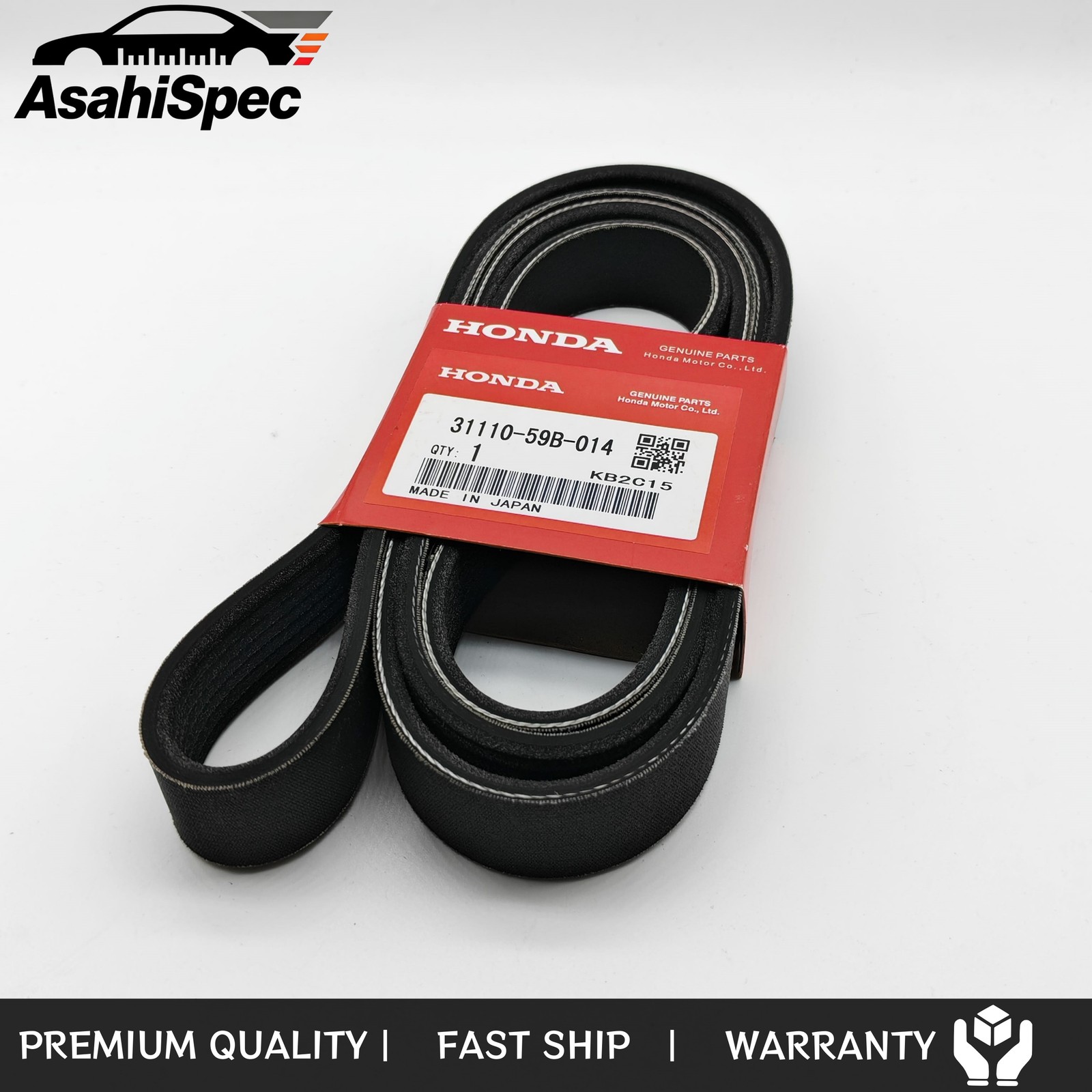 OEM Serpentine Drive Belt 31110-59B-014 Fits Honda Civic  16–24 CR-V 1.5L 17–25