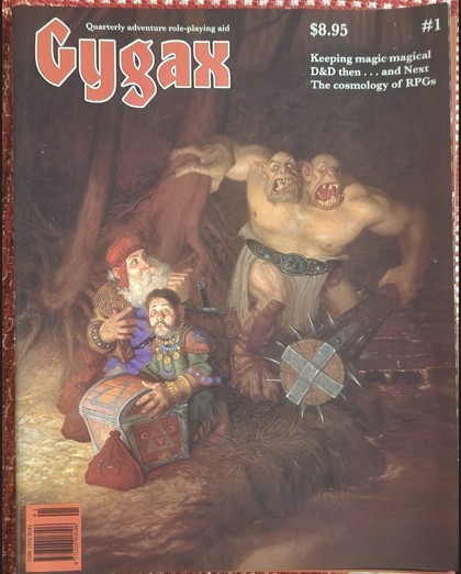 Gygax Magazine #1 TSR RPG Dungeons & Dragons Pathfinder Gary Gygax 2013