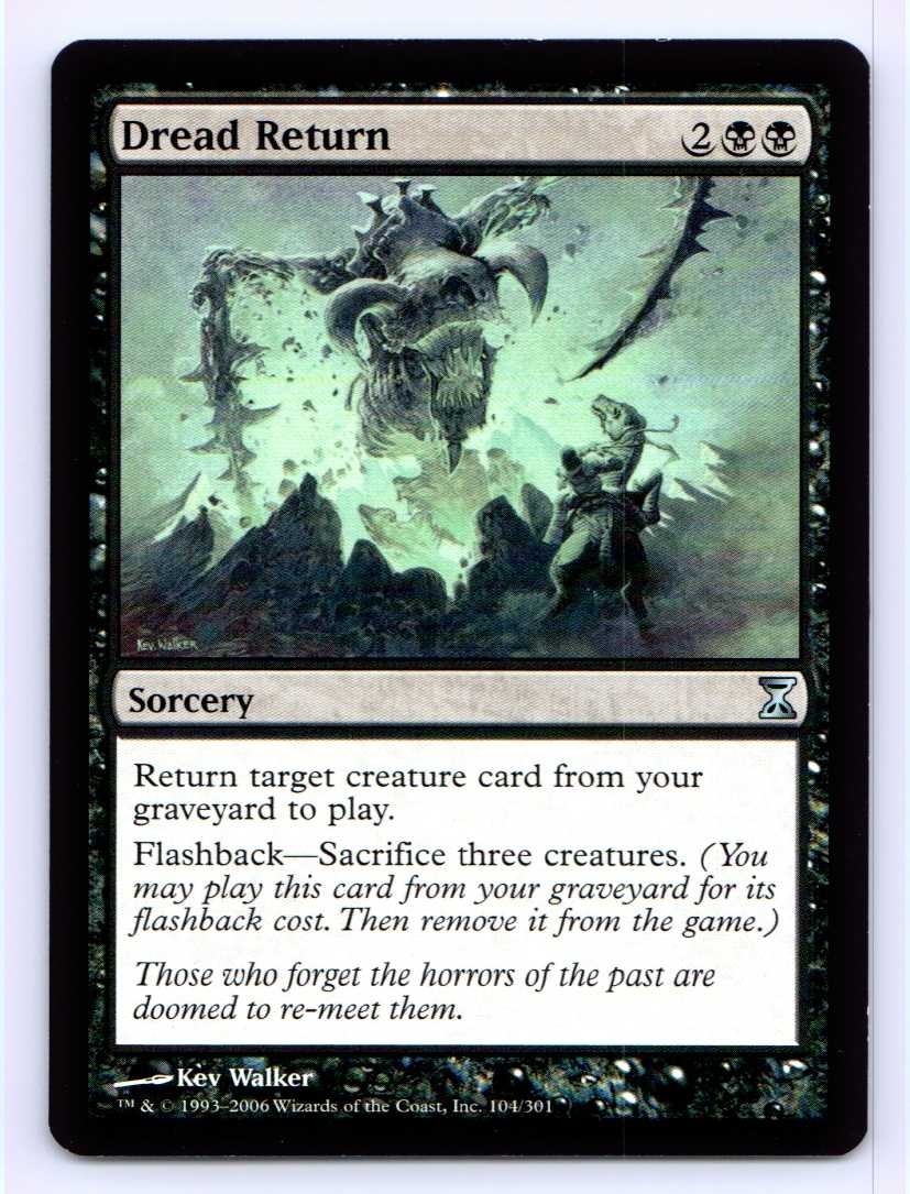Dread Return 104 ~ English Near Mint