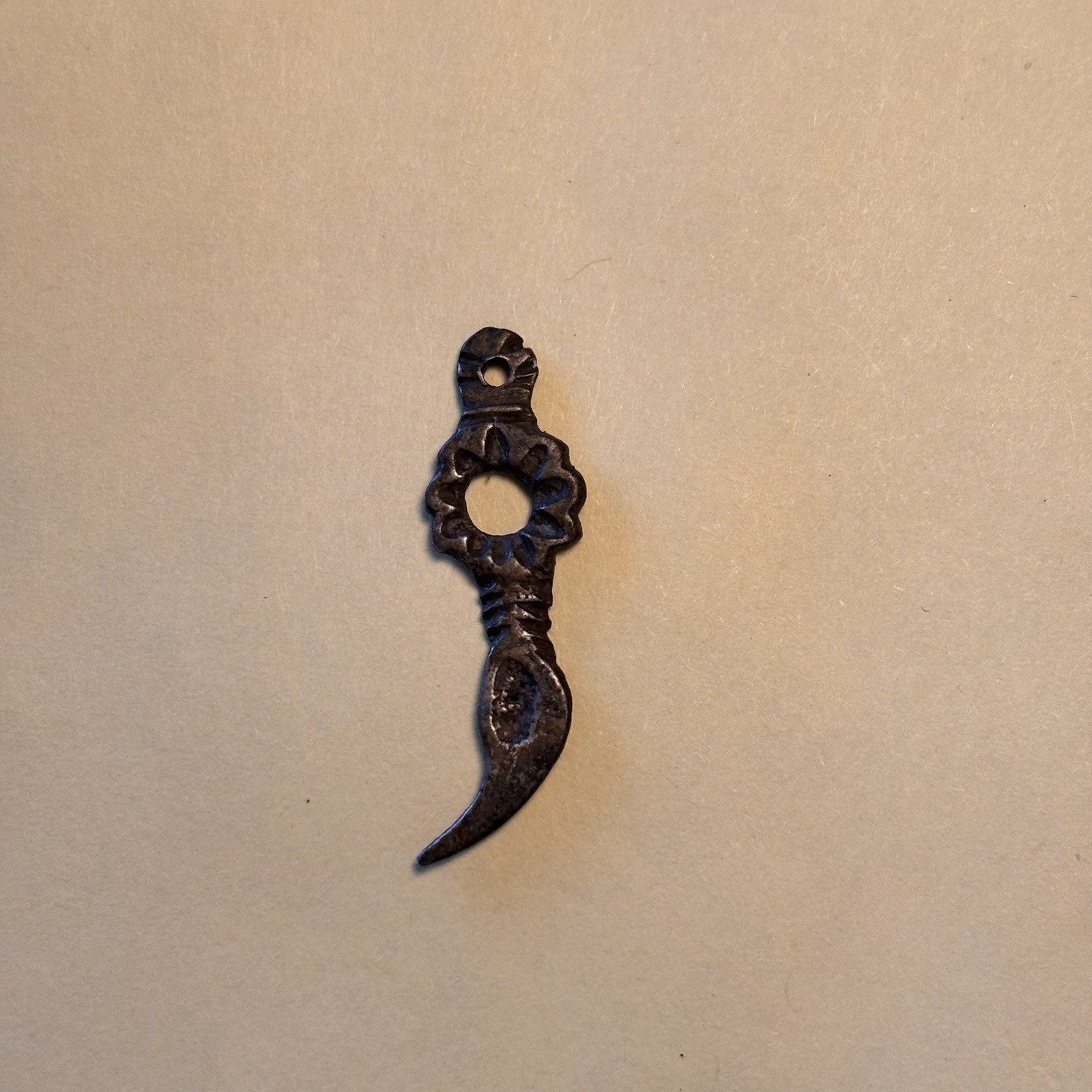18th Century Spanish Mexican Colonial Mondadientes Pirate Jewelry Engraved 18th Century Spanish Mexican Colonial Mondadientes Pirate Jewelry Engraved