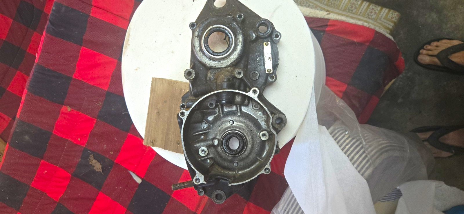 88 Cr 250 Left Side Crankcase 88 Cr 250 Left Side Crankcase