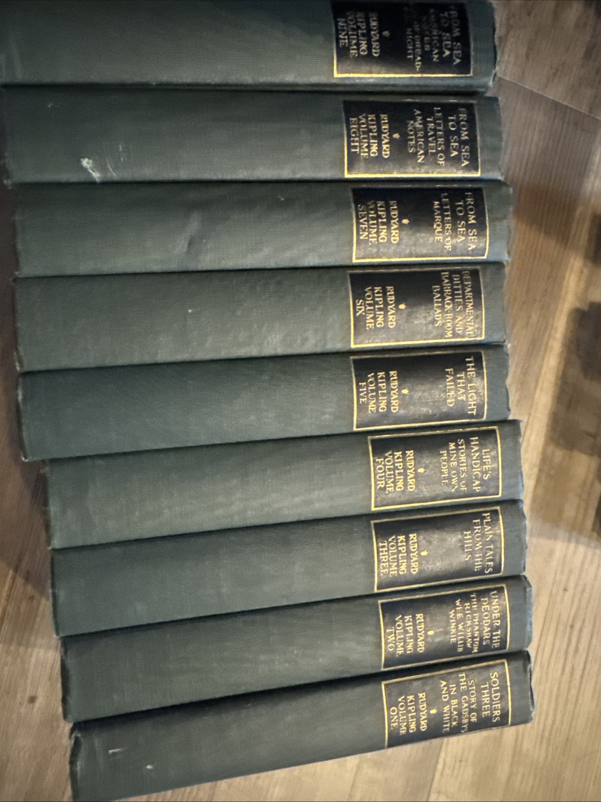 Rudyard Kipling Hardback Set Vol. 1-9 Doubleday & Page 1920 Rudyard Kipling Hardback Set Vol. 1-9 Doubleday & Page 1920
