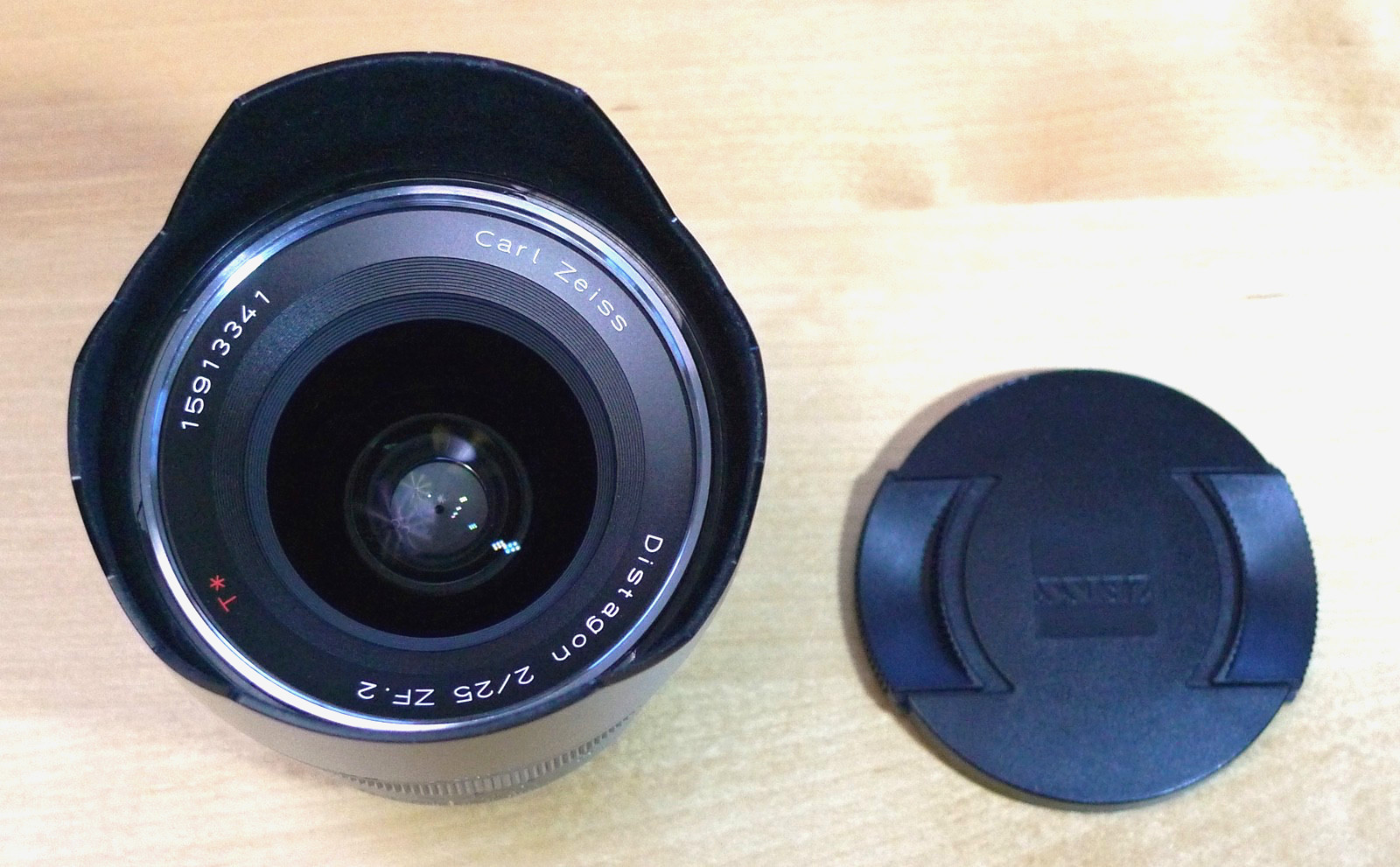 Carl ZEISS Distagon T* 25mm f/2 ZF.2 Nikon F Mount MF Lens +Hood+Caps, Excellent
