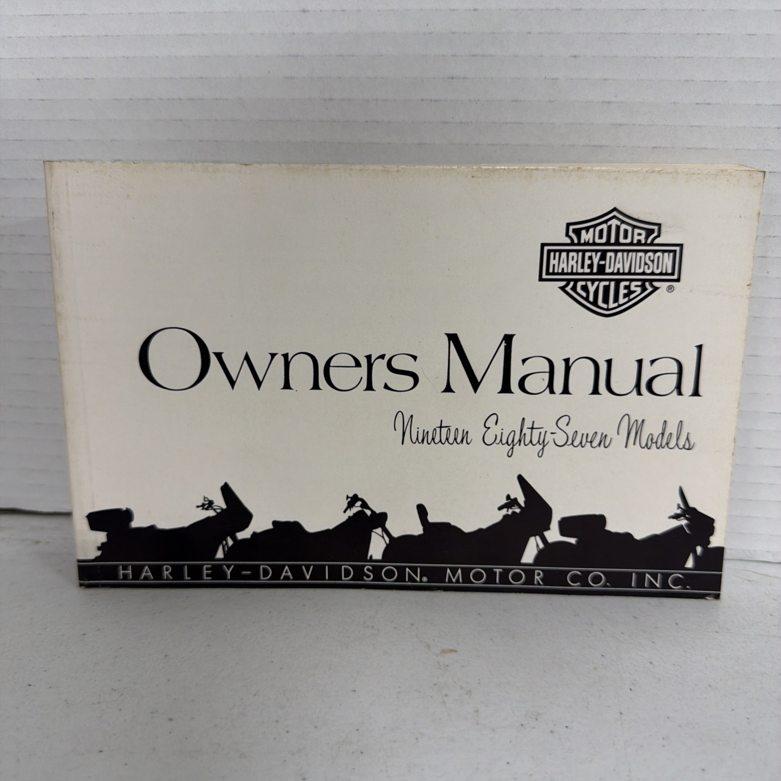 Harley Davidson Owners Manual 1987 Touring Sportster Softail Dyna 99466-87